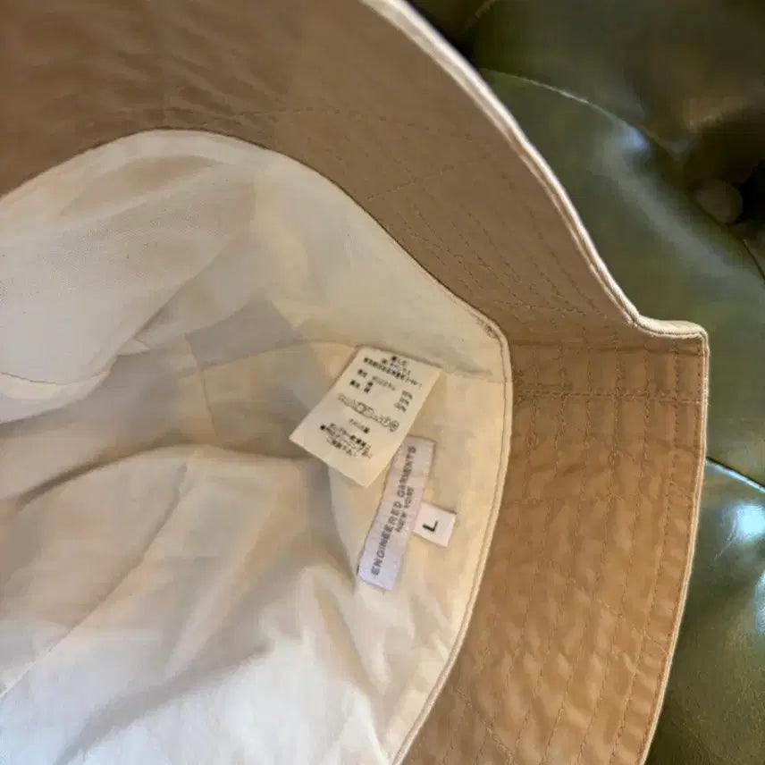 [BUNJANG] Engineered Garments Ivory Beige Bucket Hat / 엔지니어드가먼츠 아이보리 베이지 버킷햇