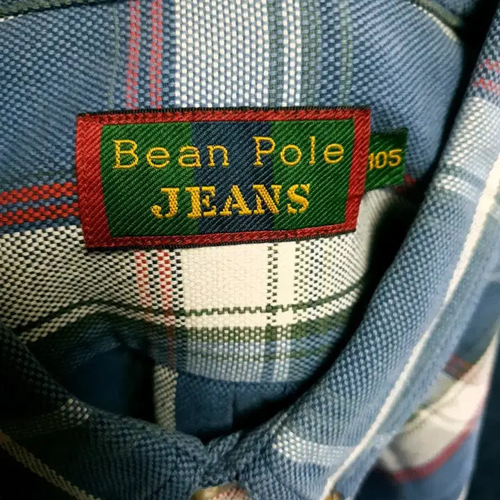 [BUNJANG] Beanpole Jeans 00s Classic Check Button-Down Work Shirt / (빈티지) 빈폴 진스 00s 클래식 체크 버튼다운 워크 셔츠 (105)