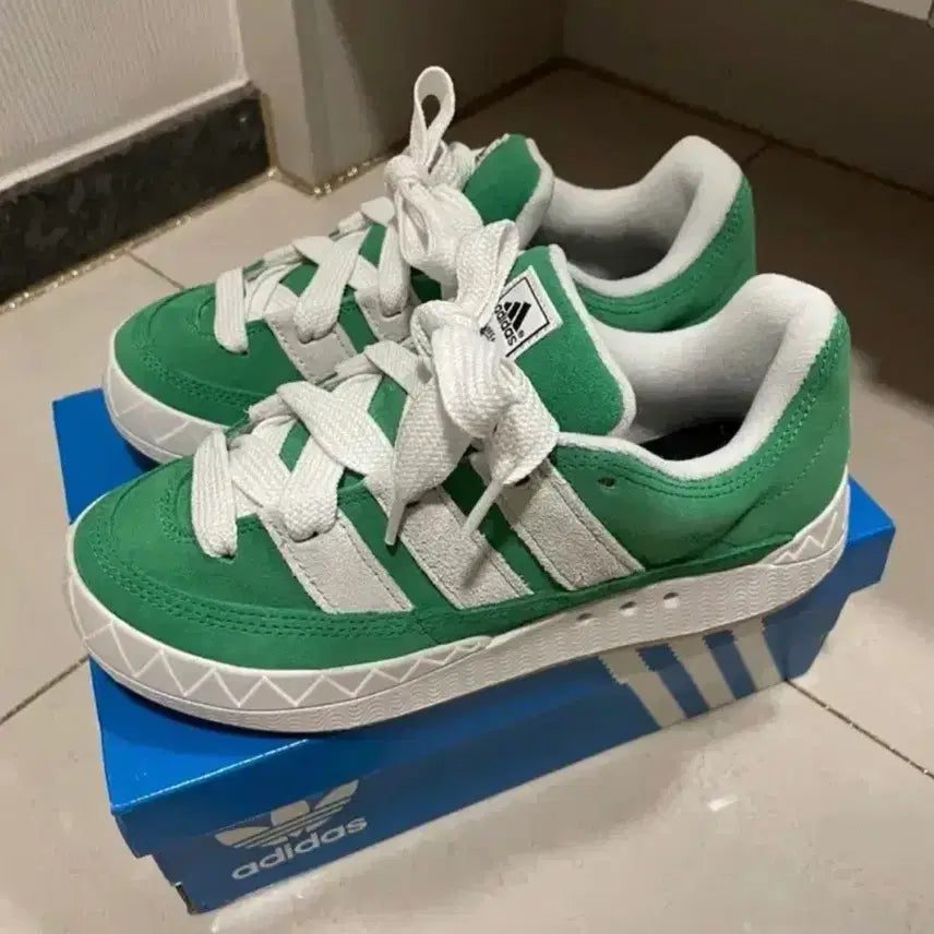 [BUNJANG] Adidas Adimatic Green Sneakers / 아디다스 아디매틱/그린/235