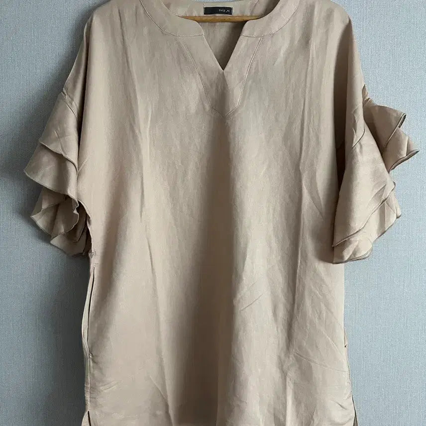 [BUNJANG] Holicholic Holyel Ruffle Sleeve Linen Dress / 홀릭홀릭 홀리엘 holyl 러플소매 원피스