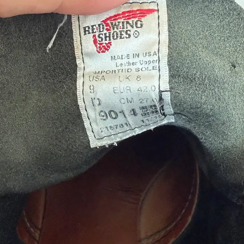 [BUNJANG] Red Wing Beckman 9014 Boots / 레드윙 구형 벡맨 9014 9D