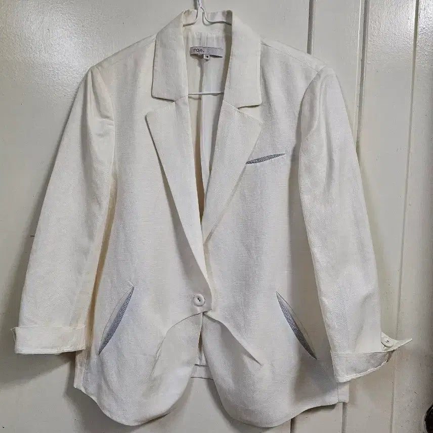 [BUNJANG] Maje Linen Blend Jacket / 마쥬 마혼방 자켓90