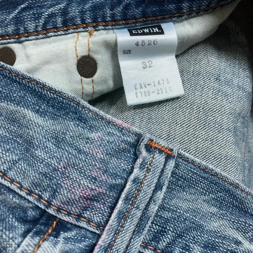 [BUNJANG] Edwin Western Denim Half Pants / 에드윈 웨스턴 데님 하프 팬츠
