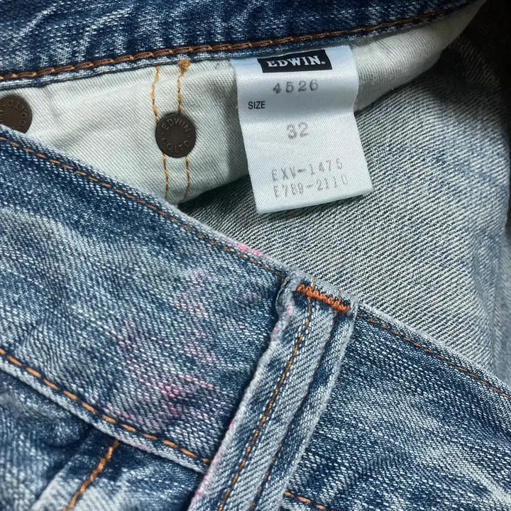 [BUNJANG] Edwin Western Denim Half Pants / 에드윈 웨스턴 데님 하프 팬츠