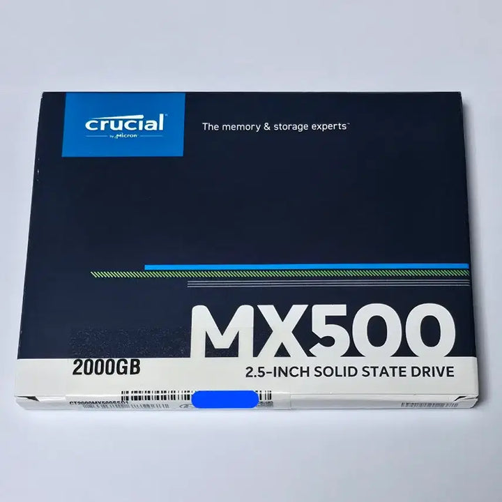 [BUNJANG] Micron Crucial MX500 2TB SSD / 새제품! 마이크론 Crucial MX500 2TB SSD 