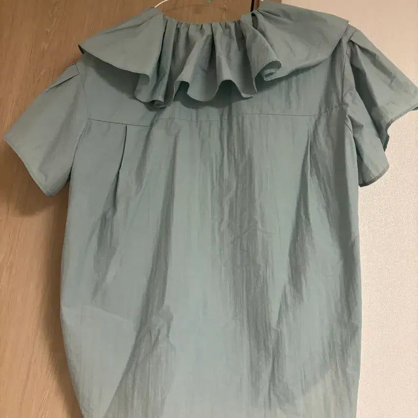 [BUNJANG] Lucky Chouette Ruffle Blouse / 럭키슈에뜨 러플 프릴 블라우스 36 새것