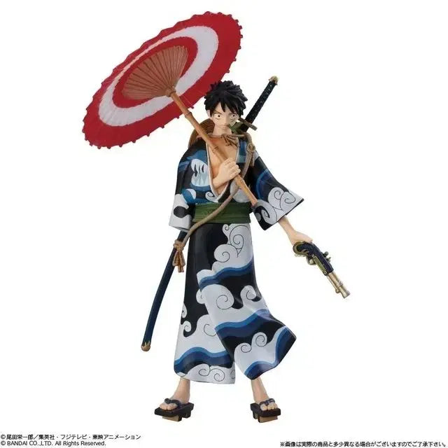 [BUNJANG] Bandai One Piece Styling Kimono Set (5 Figures) / 반다이 초원피스 스타일링 기모노 5종세트