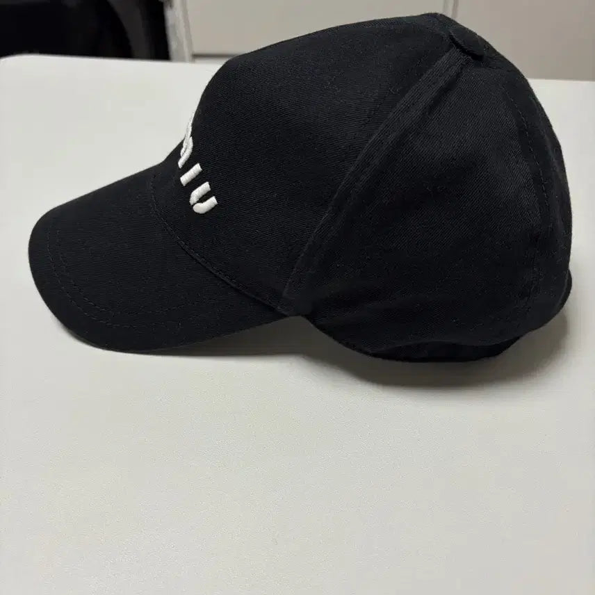 [BUNJANG] Miu Miu Black Ball Cap / 미우미우 블랙 볼캡 정품