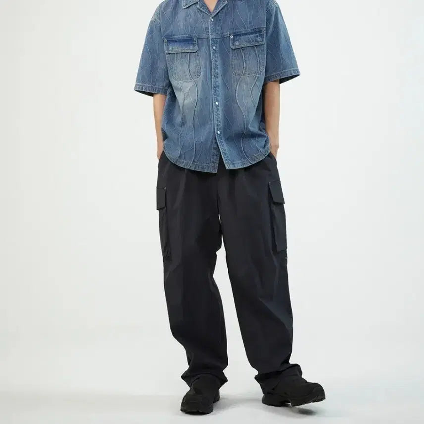 [BUNJANG] Ilcorso Nylon One-Pleat Cargo Pants (XL) / (XL)일꼬르소 나일론 원턱 카고 팬츠 봄여름
