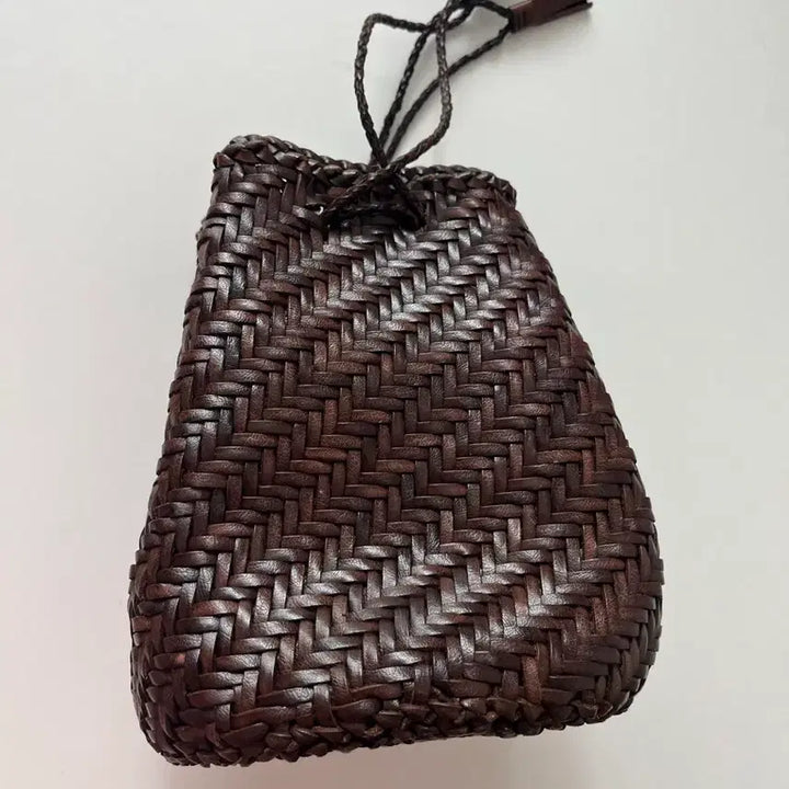 [BUNJANG] Dragon Diffusion Pompom Dark Brown Bag / 드래곤디퓨전 폼폼 정품 다크브라운
