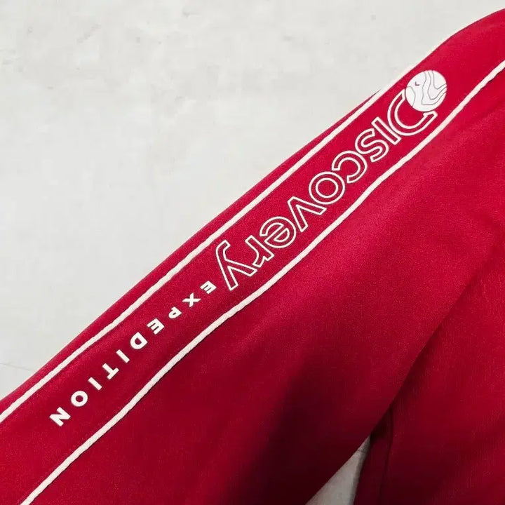 [BUNJANG] Discovery Expedition Fleece Training Set Red Size 90 / 디스커버리 익스페디션 트레이닝복 세트 셋업 90(레드.상태최상)