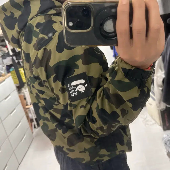 [BUNJANG] Bape First Camo Reversible Hooded Jacket / 베이프[bape]퍼스트 카모 리버시블 후드자켓