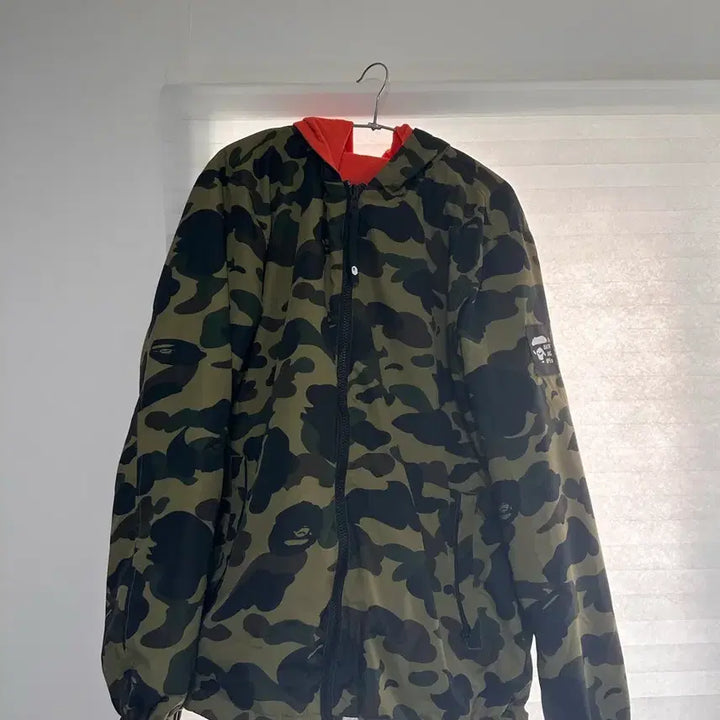 [BUNJANG] Bape First Camo Reversible Hooded Jacket / 베이프[bape]퍼스트 카모 리버시블 후드자켓
