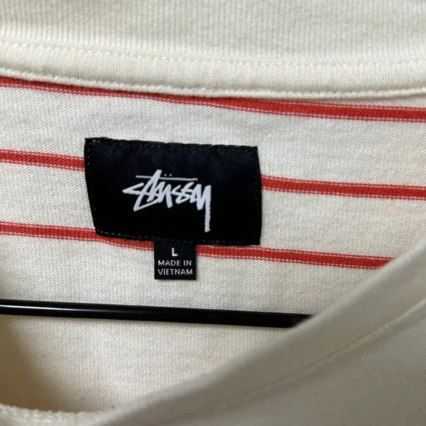 [BUNJANG] Trinity Stripe LS Crew Shirt / 스투시 롱슬리브 Trinity Stripe LS Crew Shirt