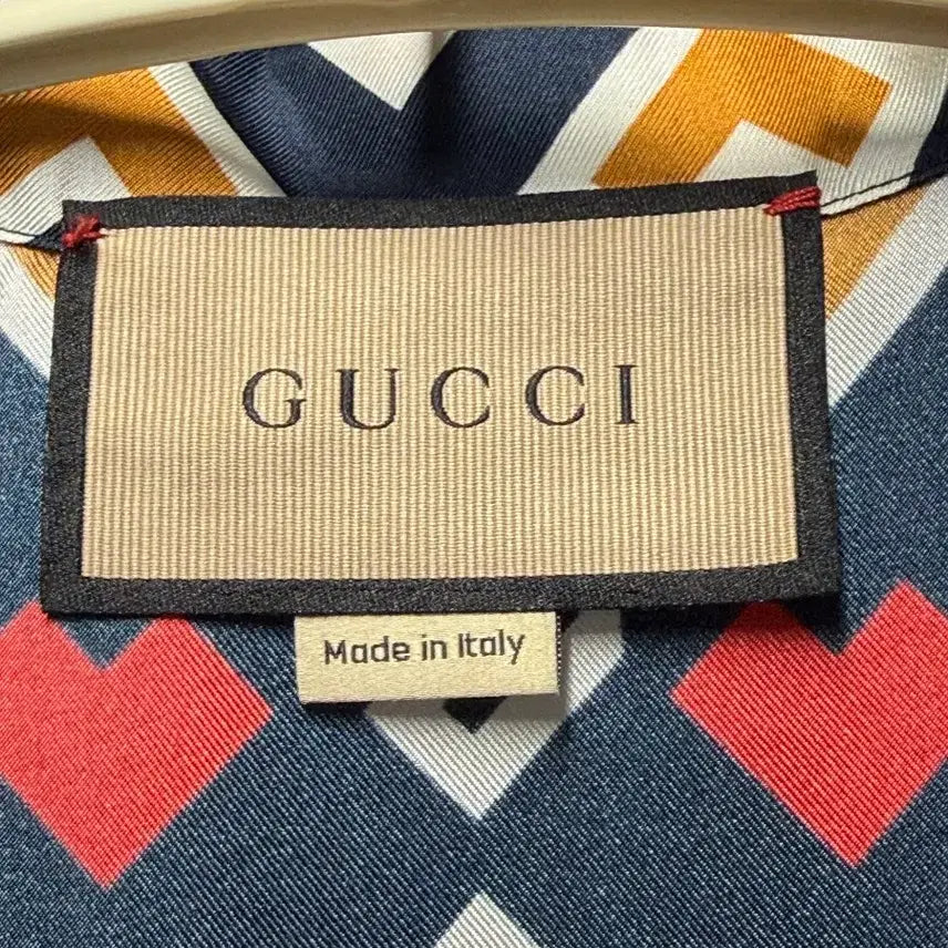 [BUNJANG] Gucci Silk Camp Collar Shirt / 구찌 실크 캠프카라셔츠 새제품