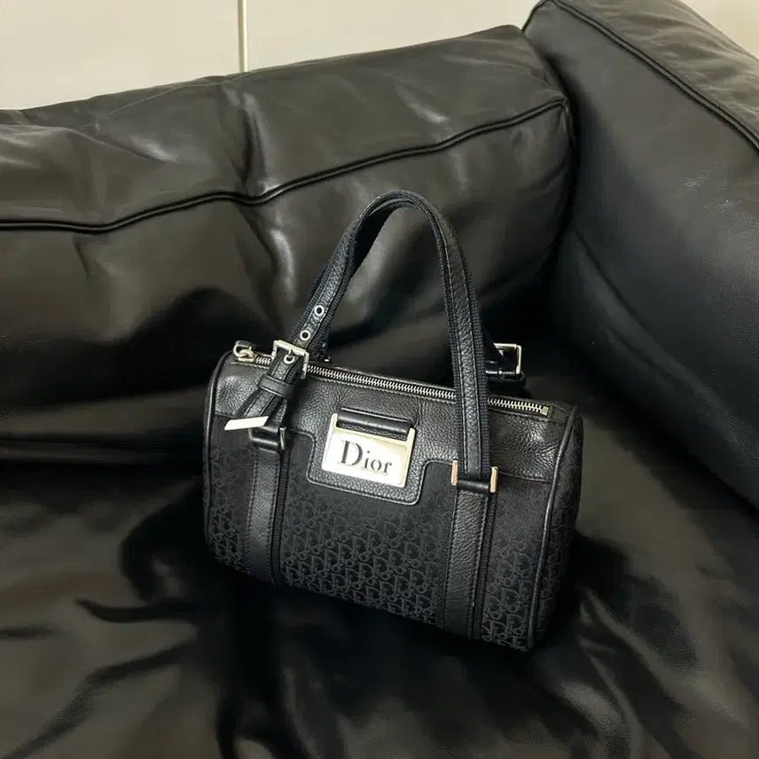 [BUNJANG] Dior Oblique Black Boston Bag / 디올 오블리크 블랙 보스턴백