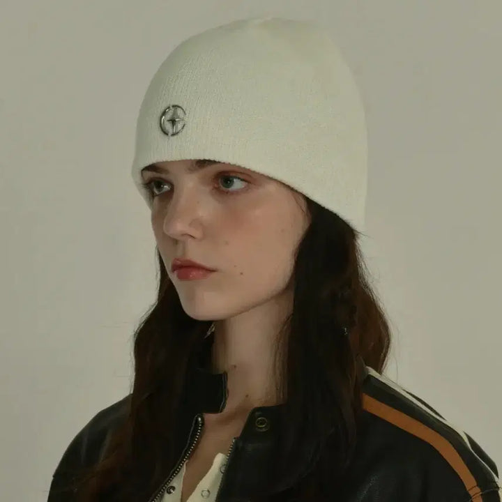 [BUNJANG] Midnight Move SV Beanie (Ivory) / 미드나잇무브 sv 비니 새상품