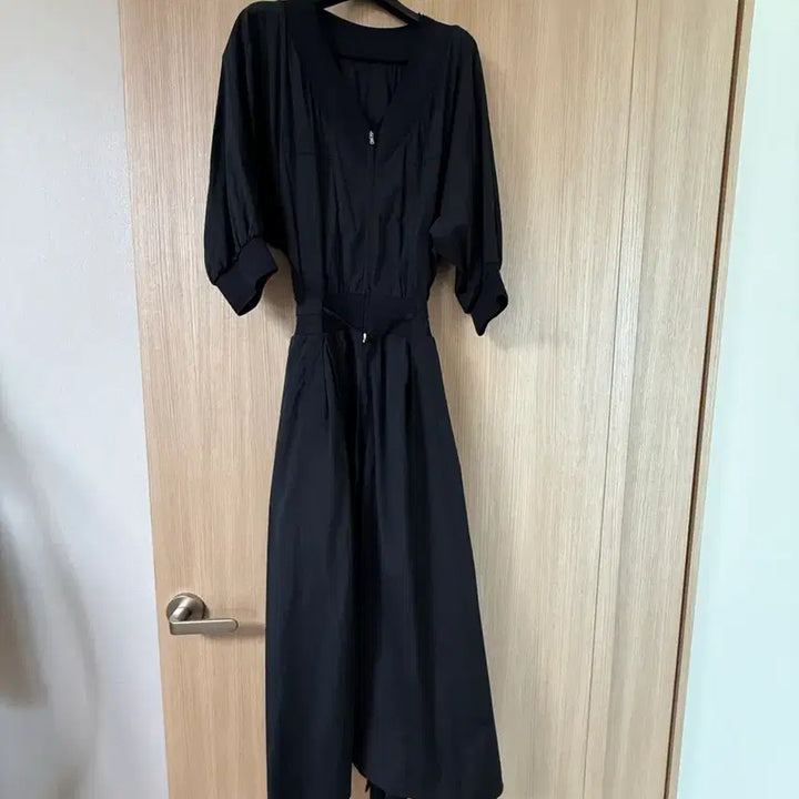[BUNJANG] System Belted Maxi Dress / 시스템 벨티드 밴딩 맥스 원피스
