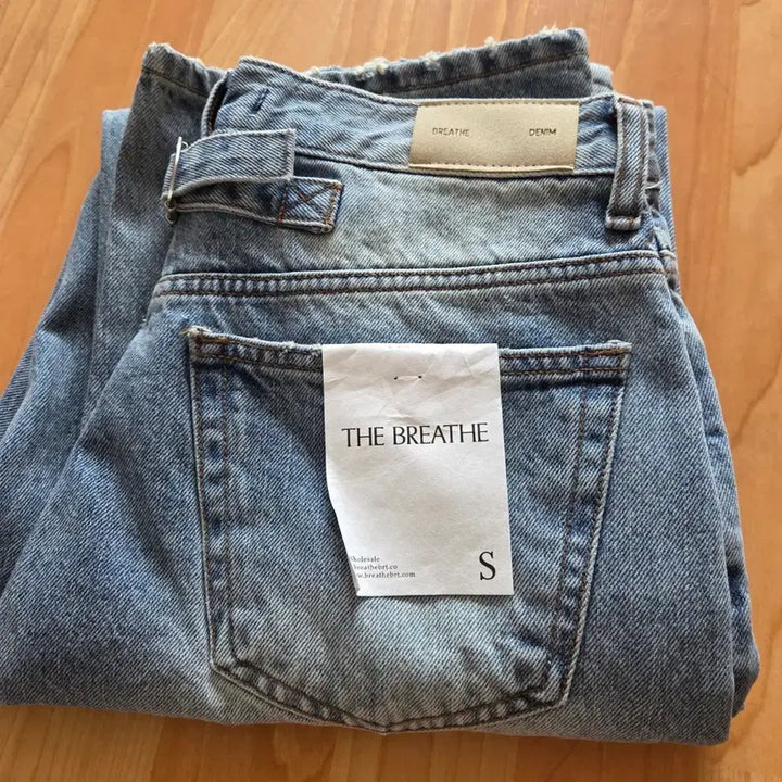 [BUNJANG] Breed Ringslub Light Wash Denim Jeans (S) / 브리드 링슬럽 비죠 연청 데님 새제품 s