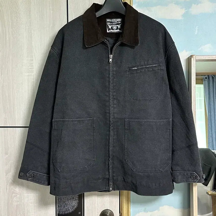 [BUNJANG] DNSR Vintage Work Jacket Black XL / (XL) DNSR 빈티지 워크 자켓 블랙