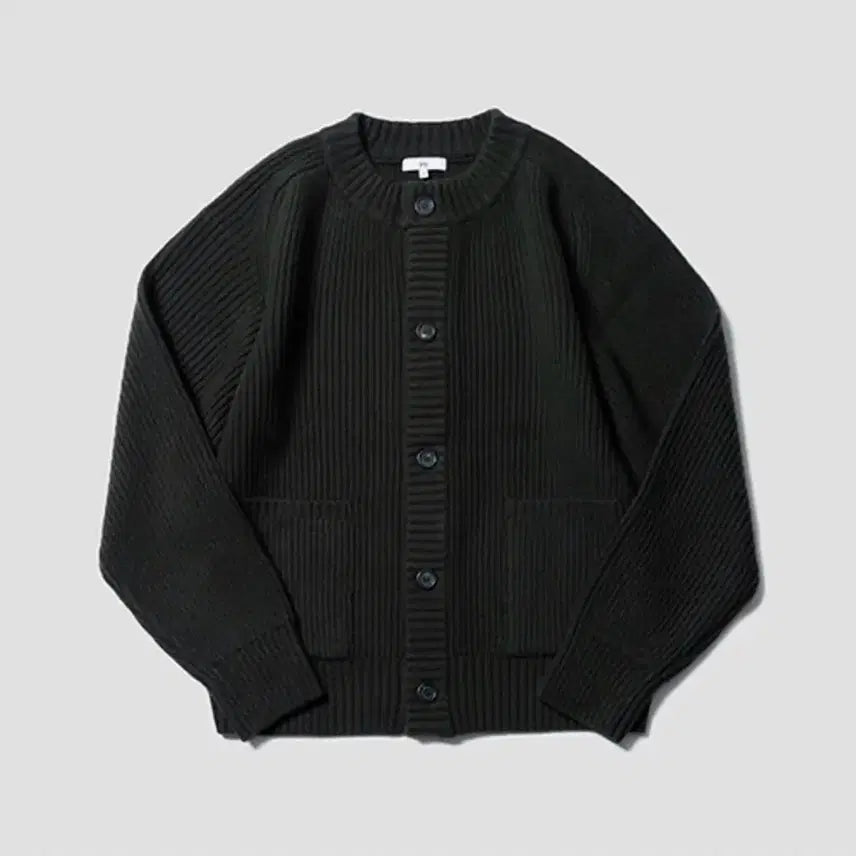 [BUNJANG] Early Birds Round Cardigan - Dark Olive / (L) 이른 새들 라운드 카디건 - 다크 올리브