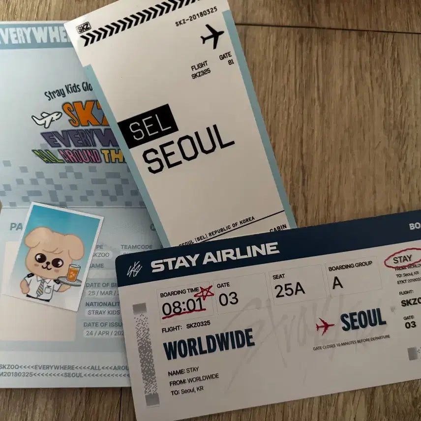 [BUNJANG] Stray Kids Popup POB Jiniret Boarding Pass / Straykids 스트레이키즈 스키즈 팝업특전