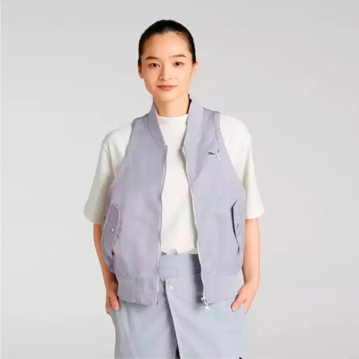 [BUNJANG] Puma 2-Way Bomber Jacket + Vest Set / 새제품 푸마 봄버 점퍼 +베스트 2 way L