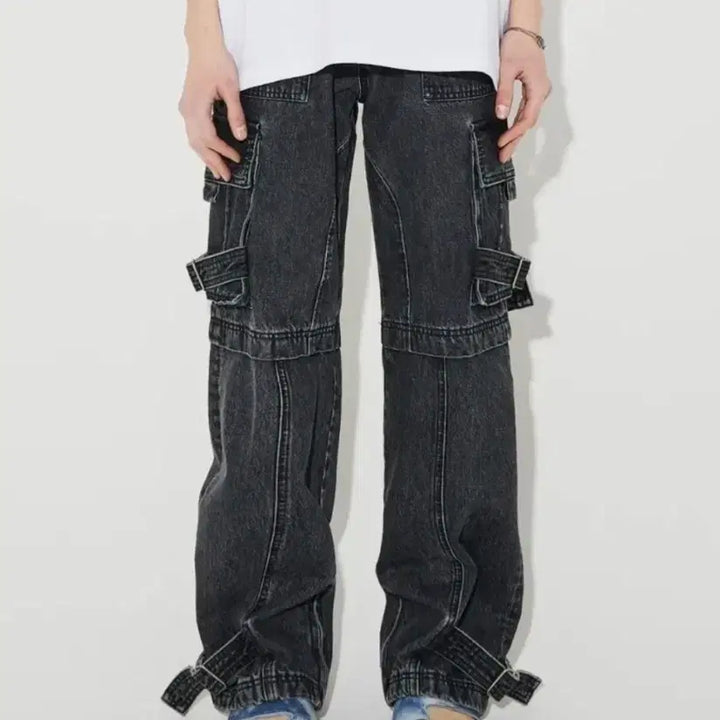 [BUNJANG] Maison Minead Technical Carpenter Pants / [48]메종미네드 테크니컬 카펜터