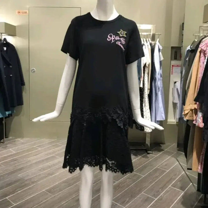 [BUNJANG] Ozsece Second Lace Dress / 한섬 오즈세컨 레이스.원피스