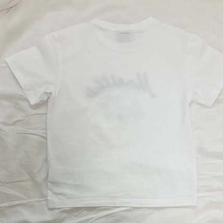 [BUNJANG] Marithe Lemon Cropped T-Shirt White Size S / [새 상품] 마리떼 레몬 크롭 반팔티 s