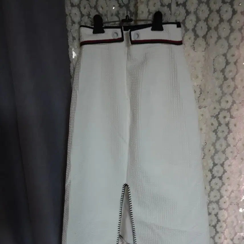 [BUNJANG] Fay Yu White Anchor Pattern Midi Skirt / 페이유 화이트 닻무늬 스커트 m