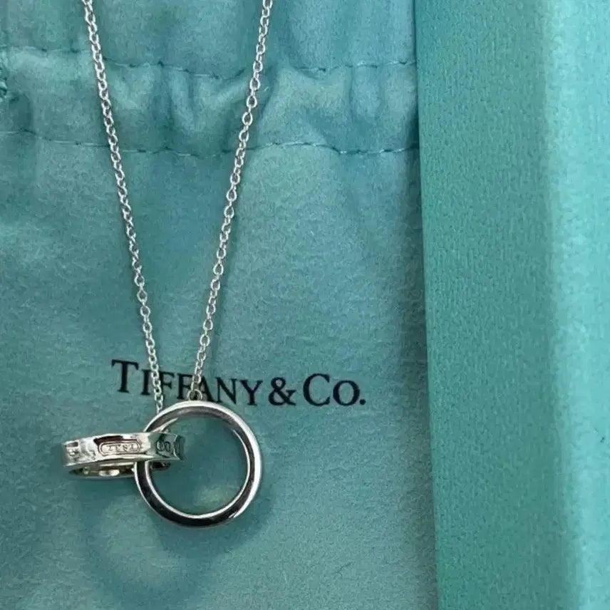 [BUNJANG] Tiffany &amp; Co. Interlocking Circle Pendant Necklace / 티파니 목걸이
