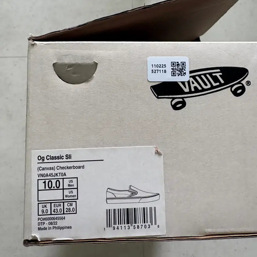 [BUNJANG] Vans Vault OG Classic Slip-On Checkerboard / 반스 볼트 OG 클래식 슬립온 체커보드  Vans Vault  280