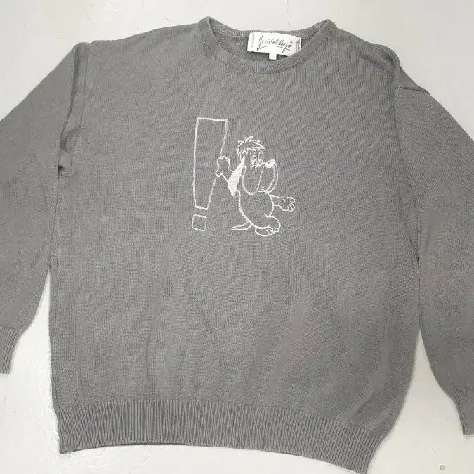 [BUNJANG] J. de Castelbajac Dog Embroidery Knit Sweater / J. de Castelbajac 강아지 자수 니트