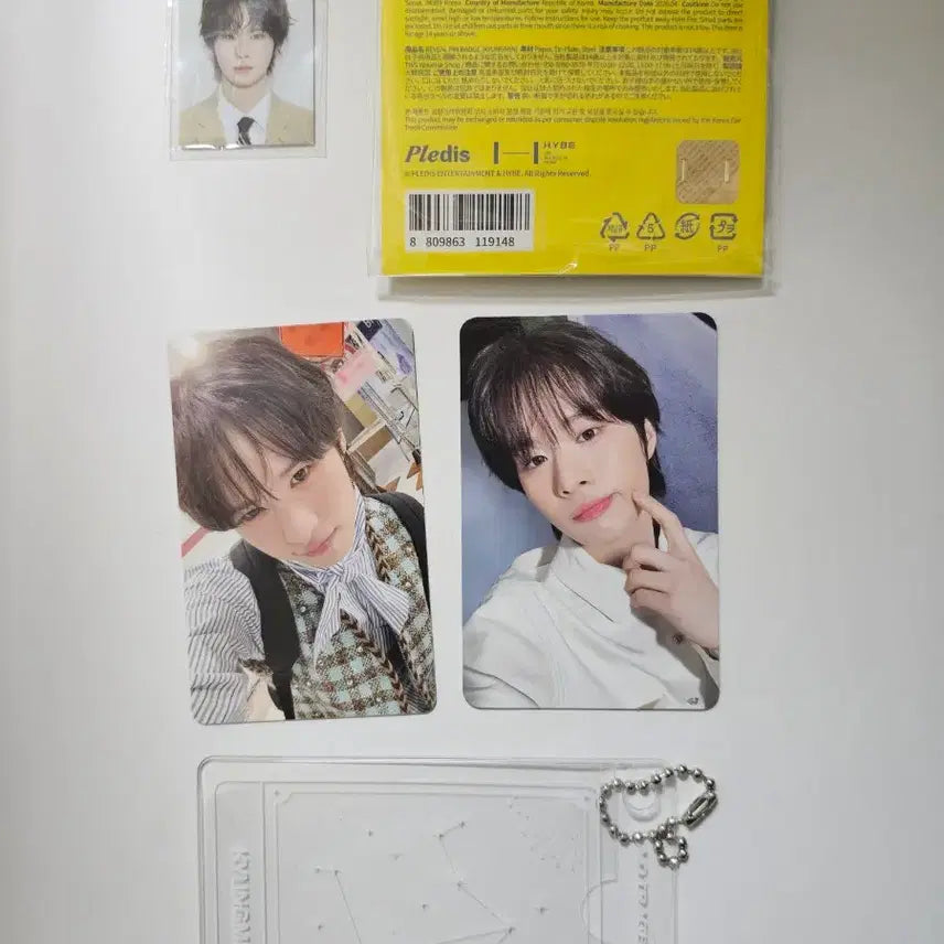 [BUNJANG] TWS Kyungmin POB Badge, Photocard, and ID Photo Set (Official Goods) / 경민포카위버스특전팝업뱃지증명사진 no tragedy공식굿즈 투어스 tws