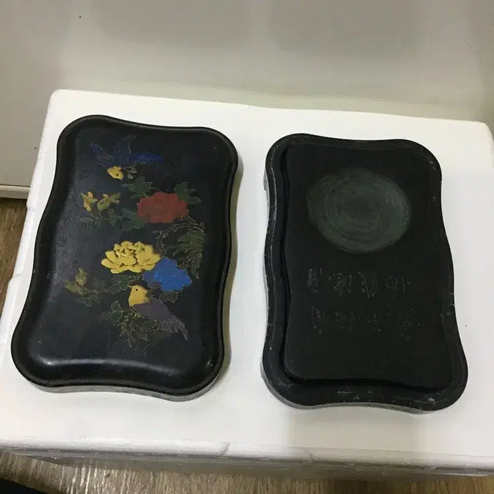 [BUNJANG] Heavy Bird Design Celadon Inkstone Box / 묵직한 새들의 고급벼루와 벼루함/ 요316