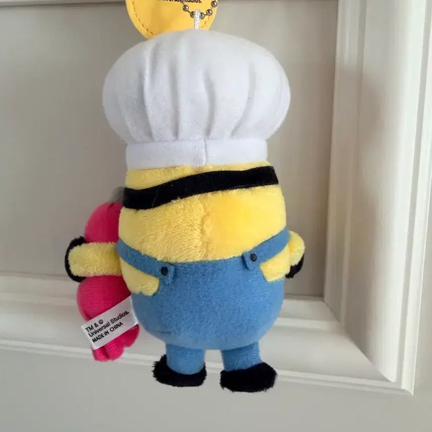 [BUNJANG] Minions Chef Plush Keychain / 미니언즈 쉐프 인형 키링