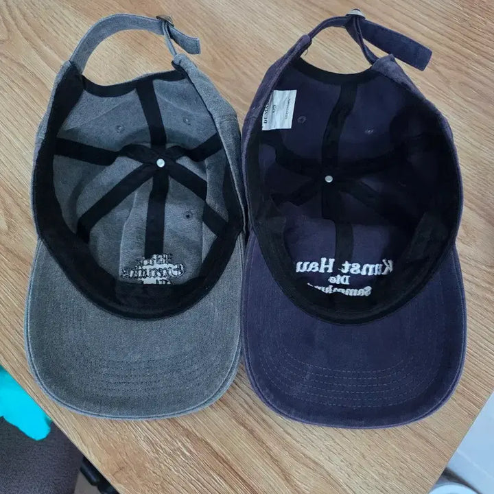 [BUNJANG] Wick x DUMARO Pigment Washing Ball Cap Bundle / 피그먼트워싱 차콜(윅), 네이비(두마로) 볼캡 일괄 판매