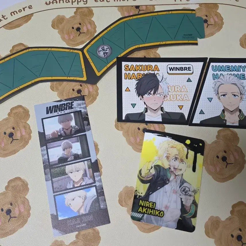 [BUNJANG] Pop Up Cafe Win Break Collab Lenticular Card Nihre Sakura Umemiya Kaji / 팝퍼블 윈브레 콜라보 카페 렌티큘러 니레이 사쿠라 우메미야 카지