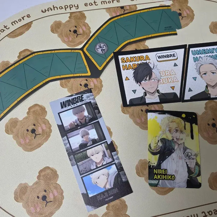 [BUNJANG] Pop Up Cafe Win Break Collab Lenticular Card Nihre Sakura Umemiya Kaji / 팝퍼블 윈브레 콜라보 카페 렌티큘러 니레이 사쿠라 우메미야 카지