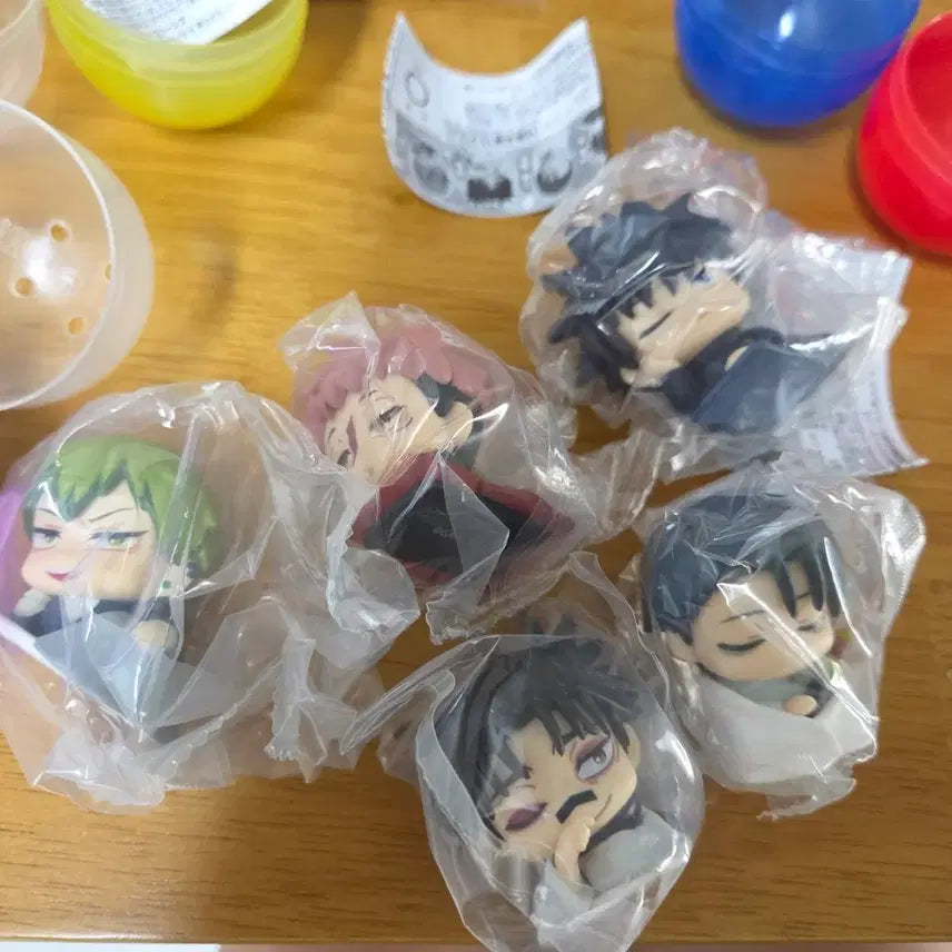 [BUNJANG] Jujutsu Kaisen Gamified Sleepy Figures Bundle Set / [주술회전] 사멸회유 오네무탄 5개 풀세트 가챠 피규어