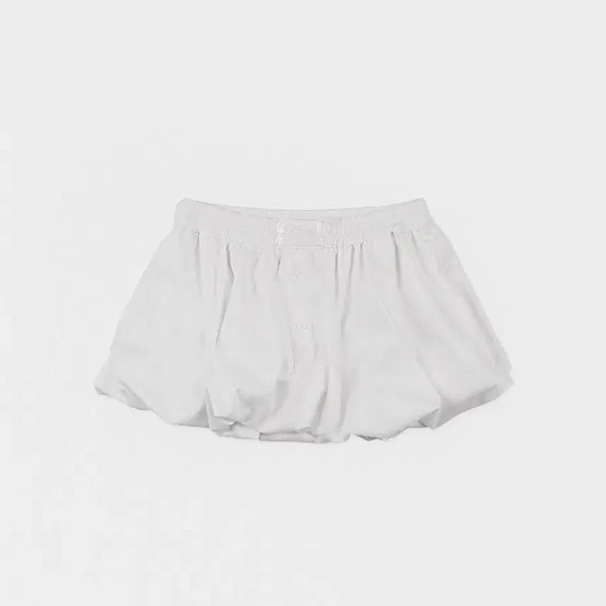 [BUNJANG] Badblood Balloon Mini Skirt White S / 배드블러드) 벌룬 미니 스커트 화이트 S
