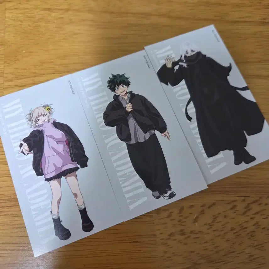 [BUNJANG] My Hero Academia / HEROACA Baseyard Collaboration POB Card Bundle Set / [나히아 / 히로아카] 베이스야드 콜라보 특전 카드 3개 일괄