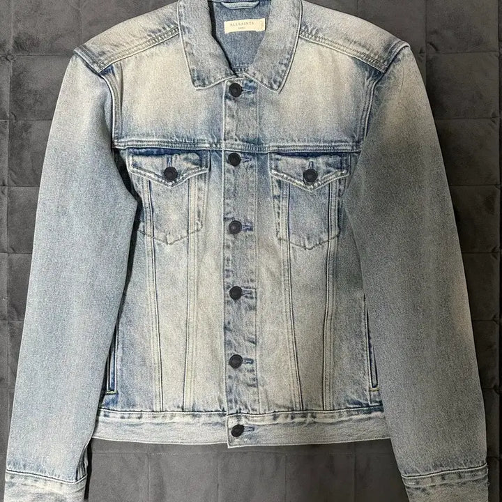 [BUNJANG] All Saints Destin Jacket Mid Indigo S / 올세인츠 데스틴 자켓 미드 인디고 S