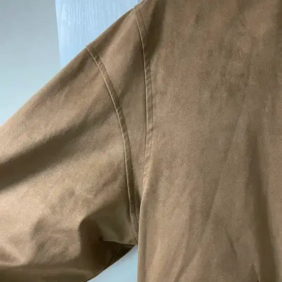 [BUNJANG] Suede Blouson Jacket (New) / 스웨이드 블루종 자켓 (새상품)