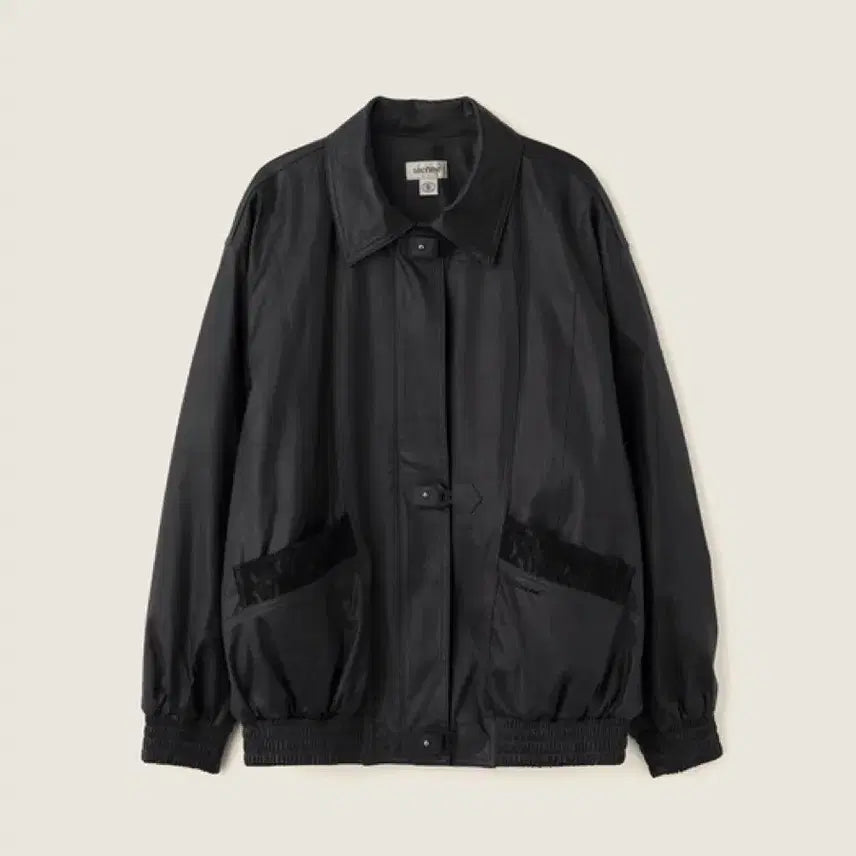 [BUNJANG] Sienne Bella Lace Leather Jacket Black / 시엔느 Bella lace leather jacket (2회 착용)