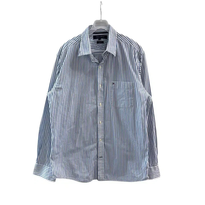 [BUNJANG] Tommy Hilfiger Striped Shirt / [M] 타미힐피거 스트라이프 셔츠
