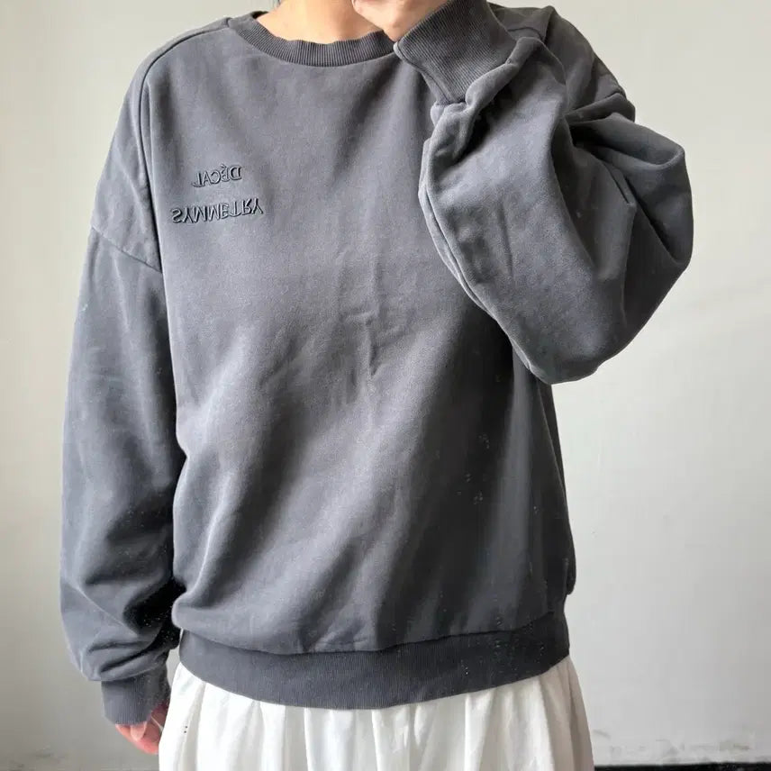 [BUNJANG] JUUN.J Oversized Sweatshirt / [XS] 준지 오버핏 스웻셔츠