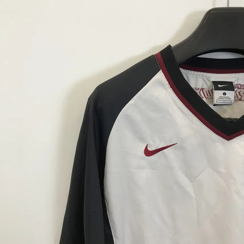 [BUNJANG] Nike 00s Old School Warm-up Windbreaker Jacket L / 나이키 00s 올드스쿨 웜업 바람막이 [L]