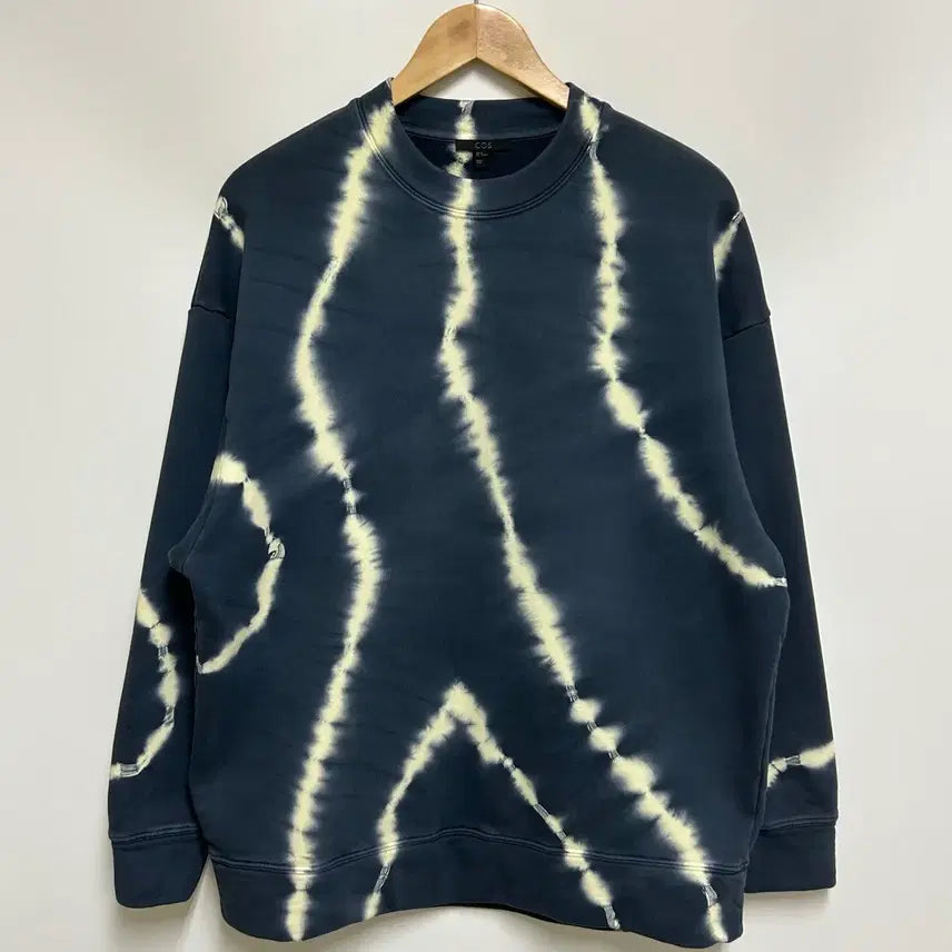 [BUNJANG] COS Tie-Dye Pattern Sweatshirt - Navy, Men&